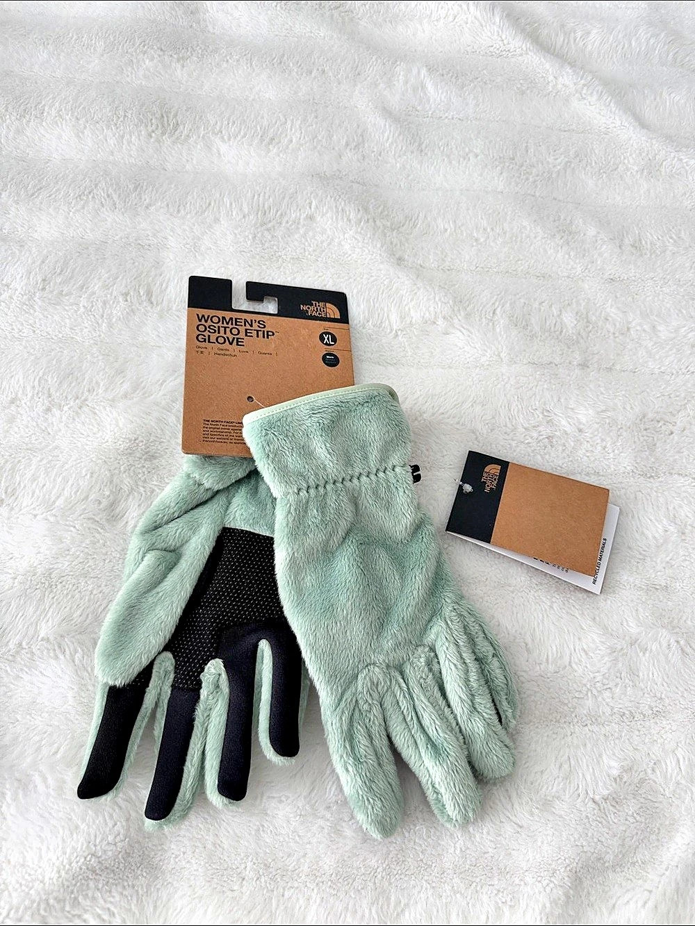 The North Face Women's Osito Etip Glove Gloves Green & Black XL